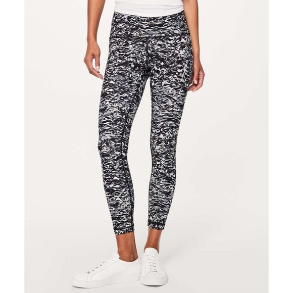 Lululemon Wunder Under Hi-Rise 10Tight 28" Liquid Platinum Alpine White 4 - Picture 1 of 6